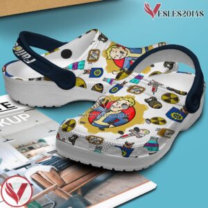 Fallout Shelter Game Crocs Crocband Clogs Shoes Comfortable For Men Women and Kids Style 3, Unique Gift From Vesles2014S 2