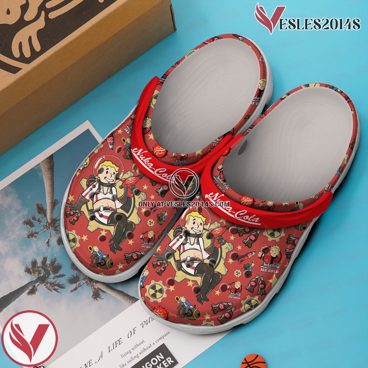 Fallout Shelter Game Crocs Crocband Clogs Shoes Comfortable For Men Women and Kids Style 4, Unique Gift From Vesles2014S 3