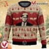 False The Office Ugly Christmas Sweater, Unique Christmas Gift For Fans - Vesles2014S