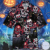 Farmer Black Angus Cattle Lovers And Sugar Skull Floral Halloween Casual Beach Full Printing Hawaiian Shirt Vesles2014S