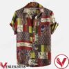 Fashion Colorful Leaf Printed Ethnic Hawaiian Shirt, Unique Gifts For Friends - Vesles2014S 1