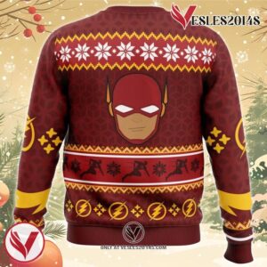 Fast Christmas The Flash DC Comics Ugly Christmas Sweater, Unique Christmas Gift For Fans - Vesles2014S 3