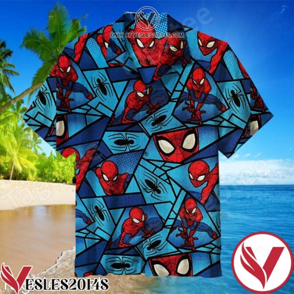 Fat Quarter Marvel Comics Spiderman Hawaiian Shirt, Unique Gifts For Friends - Vesles2014S 1