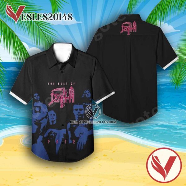 Fate The Best Of Death Compilation Album Cover Hawaiian Shirt, Unique Gifts For Music Lovers - Vesles2014S