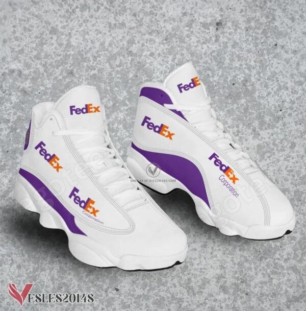 FedEx Corporation Logo Air Jordan 13 Shoes, Best Sneaker Gifts For Fans - Vesles2014s
