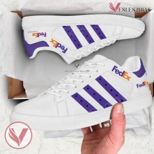 FedEx Corporation Logo Print Stan Smith Shoes, Unique Sneaker For Fans - Vesles2014s