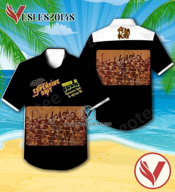 Fela Kuti And Africa 70 Expensive Shit Album Cover Hawaiian Shirt, Unique Gifts For Music Lovers - Vesles2014S
