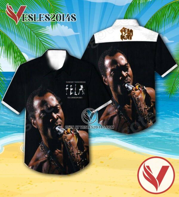 Fela Kuti Teacher Don’t Teach Me Nonsense Album Cover Hawaiian Shirt, Unique Gifts For Music Lovers - Vesles2014S