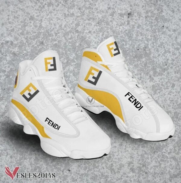 Fendi Logo Air Jordan 13 Shoes, Best Sneaker Gifts For Fans - Vesles2014s