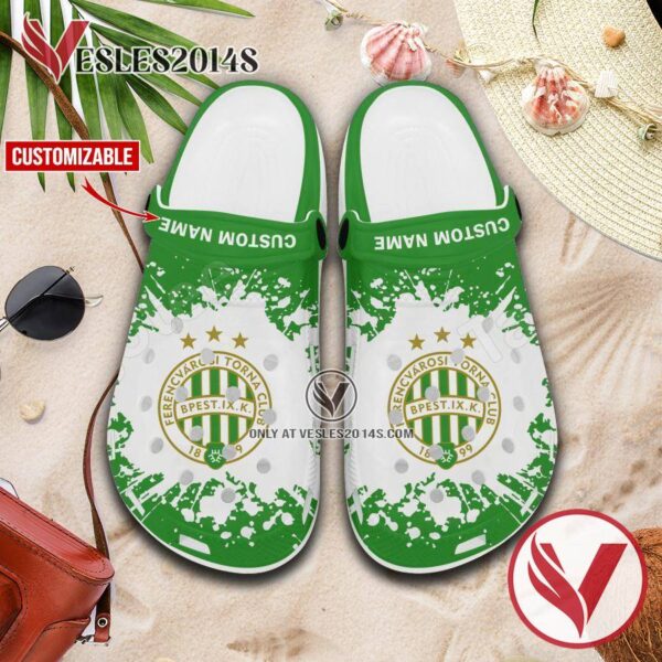 Ferencvaros TC Logo Custom Crocs Shoes For Men And Women, Unique Clogs Shoes For Fans - Vesles2014S 1