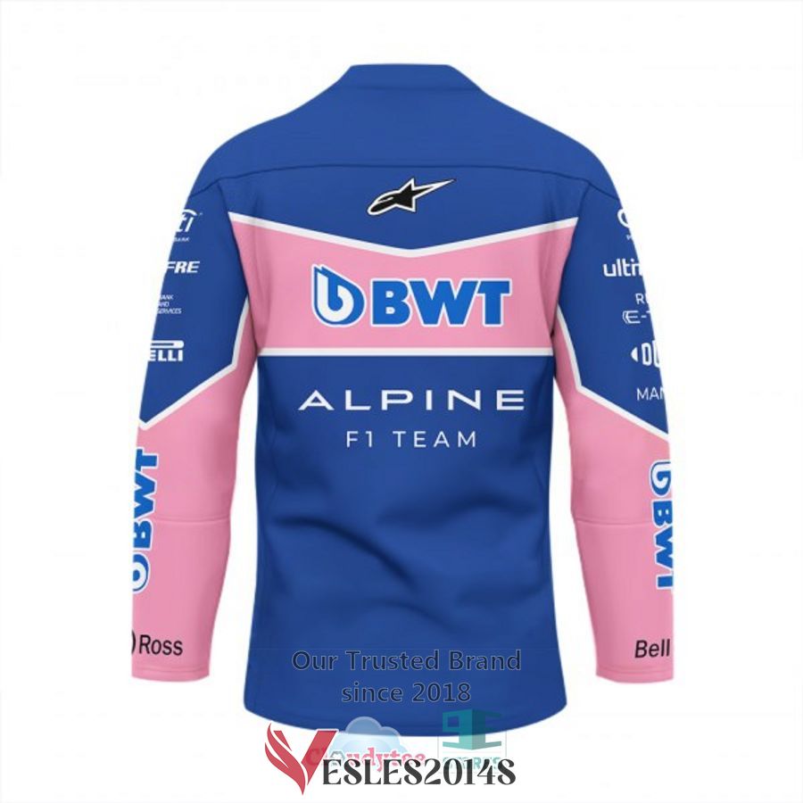 Fernando Alonso Alpine F1 Team BWT Hockey Jersey, Trending Gifts For Fans - Vesles2014s 2
