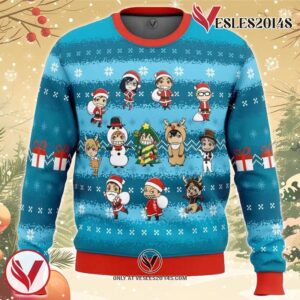 Festive Haikyuu Ugly Christmas Sweater, Unique Christmas Gift For Fans - Vesles2014S
