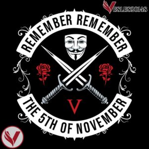 Fifth of November Fawkes Night Black Hockey Jersey - Vesles2014S 5
