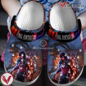 Final Fantasy Game Crocs Crocband Clogs Shoes Comfortable For Men Women and Kids, Unique Gift From  Vesles2014S