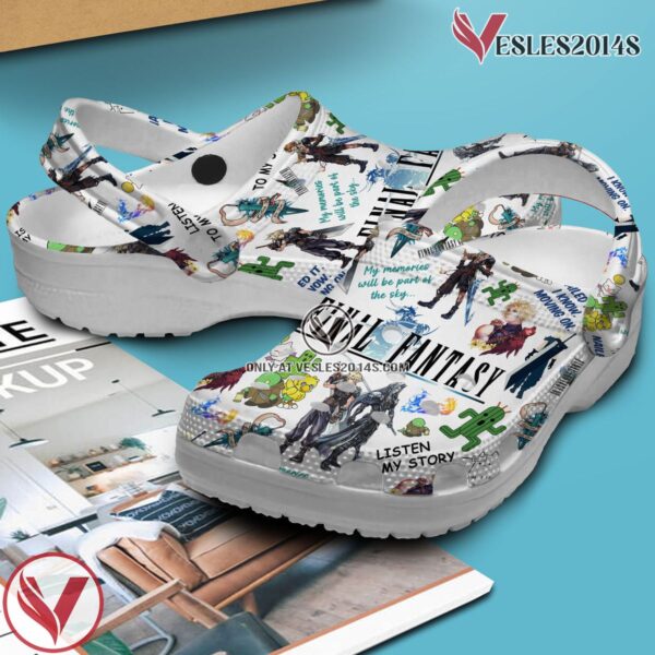 Final Fantasy Games Crocs Crocband Clogs Shoes Comfortable For Men Women and Kids Style 1, Unique Gift From  Vesles2014S 2
