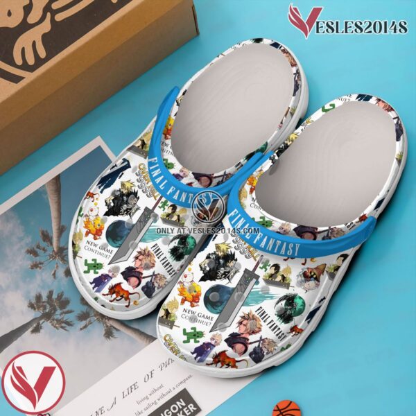 Final Fantasy Games Crocs Crocband Clogs Shoes Comfortable For Men Women and Kids Style 2, Unique Gift From  Vesles2014S 2