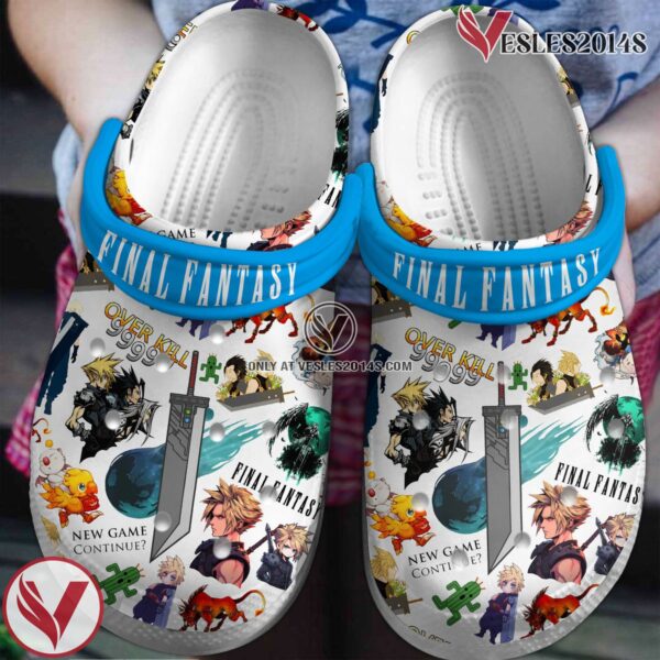 Final Fantasy Games Crocs Crocband Clogs Shoes Comfortable For Men Women and Kids Style 2, Unique Gift From  Vesles2014S