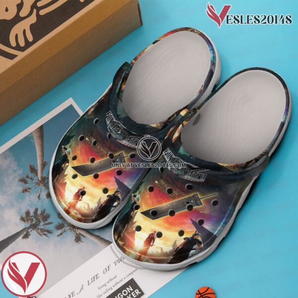 Final Fantasy VII Rebirth Game Crocs Crocband Clogs Shoes Comfortable For Men Women and Kids Style 3, Unique Gift From  Vesles2014S 2