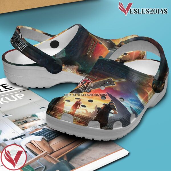 Final Fantasy VII Rebirth Game Crocs Crocband Clogs Shoes Comfortable For Men Women and Kids Style 3, Unique Gift From  Vesles2014S 3