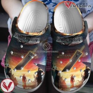Final Fantasy VII Rebirth Game Crocs Crocband Clogs Shoes Comfortable For Men Women and Kids Style 3, Unique Gift From  Vesles2014S