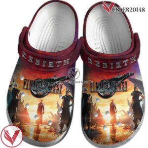 Final Fantasy VII Rebirth Movie Crocs Crocband Clogs Shoes Comfortable For Men Women and Kids Style 3 - Vesles2014S 2