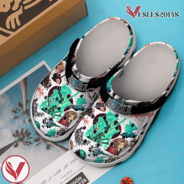 Final Fantasy VII Rebirth Movie Crocs Crocband Clogs Shoes Comfortable For Men Women and Kids Style 4 - Vesles2014S 2