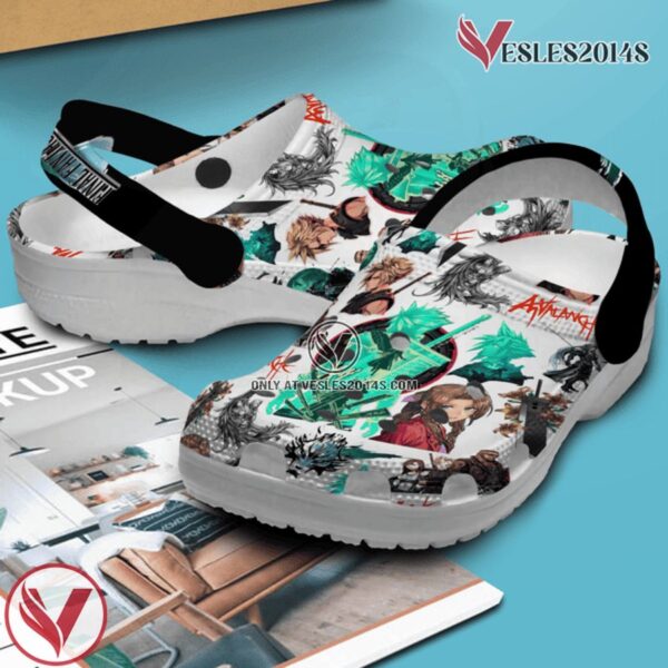Final Fantasy VII Rebirth Movie Crocs Crocband Clogs Shoes Comfortable For Men Women and Kids Style 4 - Vesles2014S 3
