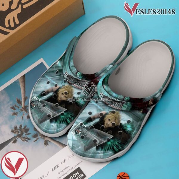 Final Fantasy VII Rebirth Movie Crocs Crocband Clogs Shoes Comfortable For Men Women and Kids Style 5 - Vesles2014S 3