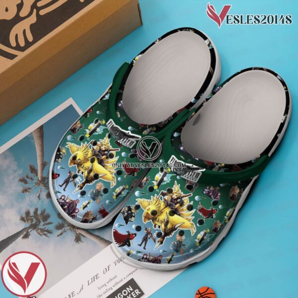Final Fantasy VII Remake Game Crocs Crocband Clogs Shoes Comfortable For Men Women and Kids, Unique Gift From  Vesles2014S 3