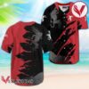Fireball Whiskey Metal Crack Pattern Baseball Jersey, Perfect Gifts For Fans - Vesles2014S