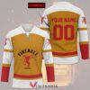 Fireball Whiskey Personalized Hockey Jersey Shirt, Trending Gifts For Fans - Vesles2014s