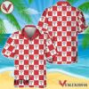 Fireball Whisky Checkerboard Hawaiian Shirt, Best Summer Gifts For Fans - Vesles2014S