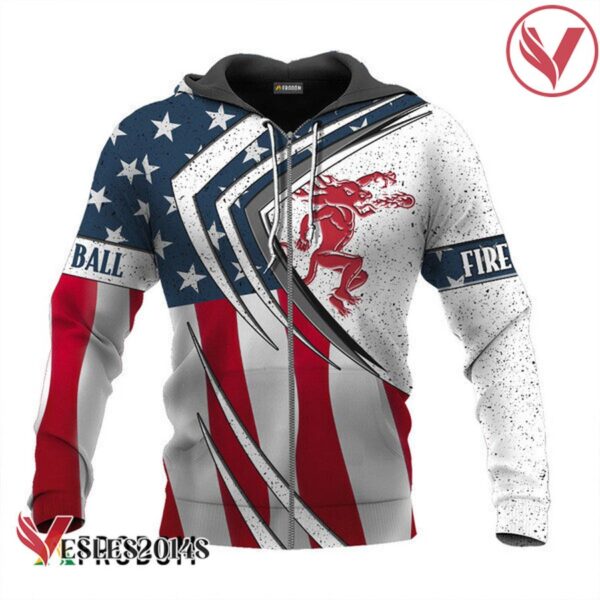Fireball Whisky Fourth Of July Esports Hoodie & Zip Hoodie - Vesles2014S 2