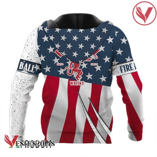 Fireball Whisky Fourth Of July Esports Hoodie & Zip Hoodie - Vesles2014S 3
