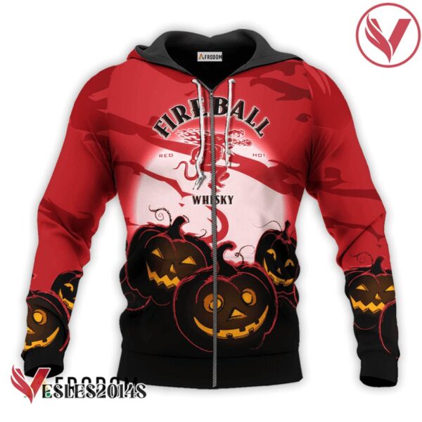 Fireball Whisky Halloween Night Pumpkin Hoodie & Zip Hoodie - Vesles2014S 6