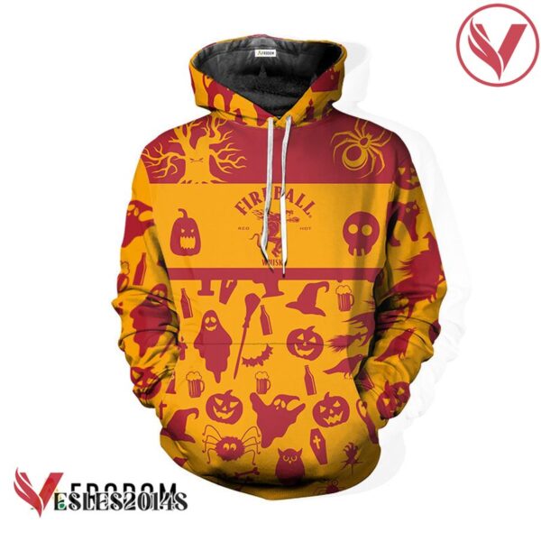 Fireball Whisky Halloween Patterns Hoodie & Zip Hoodie - Vesles2014S 2