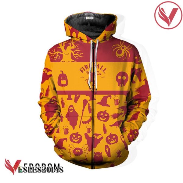 Fireball Whisky Halloween Patterns Hoodie & Zip Hoodie - Vesles2014S 3