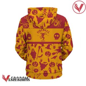 Fireball Whisky Halloween Patterns Hoodie & Zip Hoodie - Vesles2014S 4