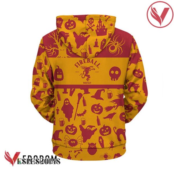 Fireball Whisky Halloween Patterns Hoodie & Zip Hoodie - Vesles2014S 4