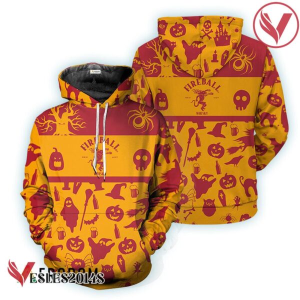 Fireball Whisky Halloween Patterns Hoodie & Zip Hoodie - Vesles2014S