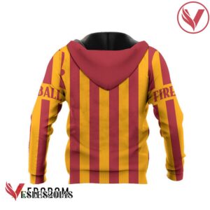 Fireball Whisky Red Vintage Striped Hoodie & Zip Hoodie - Vesles2014S 4