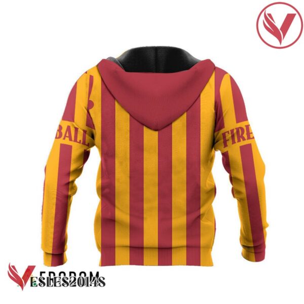 Fireball Whisky Red Vintage Striped Hoodie & Zip Hoodie - Vesles2014S 4