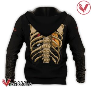 Fireball Whisky Skeleton Ribcage Hoodie & Zip Hoodie - Vesles2014S 3