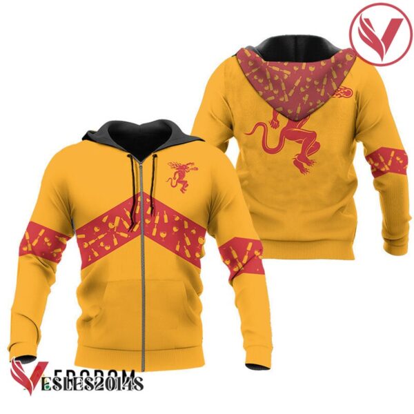 Fireball Whisky Yellow Wine Pattern Hoodie & Zip Hoodie - Vesles2014S 1