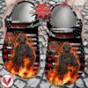 Firefighter Personalized Firefighter Flag Thin Red Line Clog Shoes, Unique Gift From  Vesles2014S