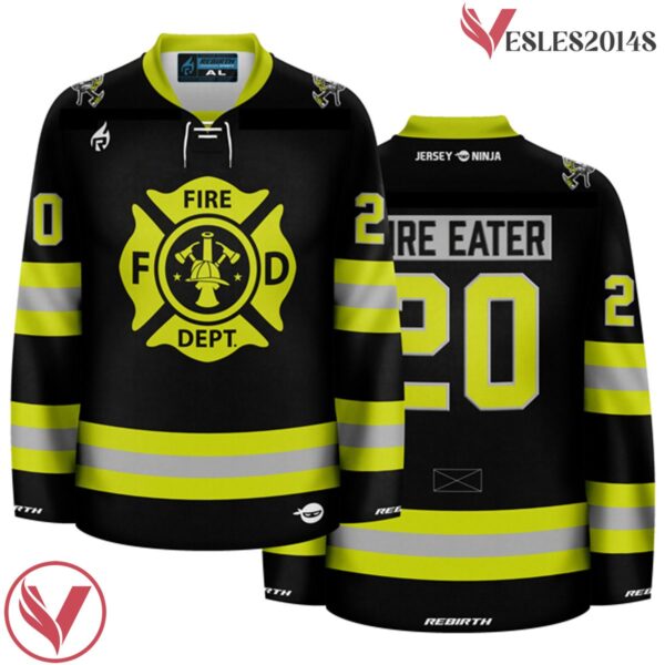 Firefighter - Turnout Gear Pop Culture Hockey Jersey - Vesles2014S
