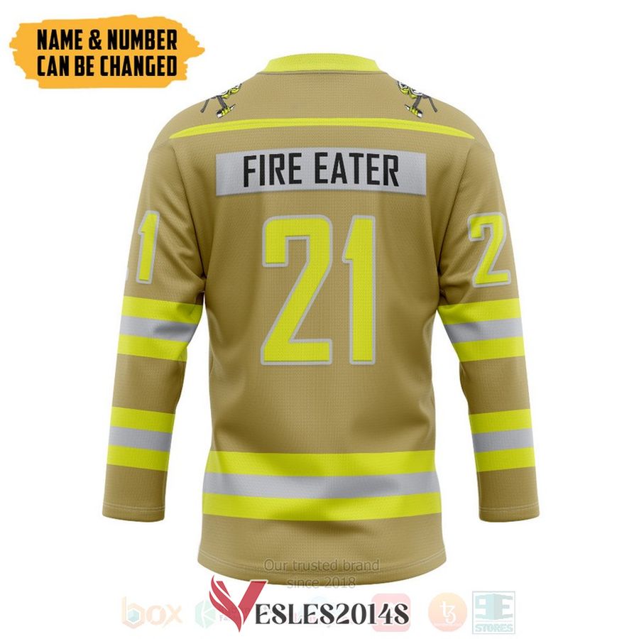 Fireman Personalized Hockey Jersey, Trending Gifts For Fans - Vesles2014s 1