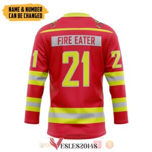 Fireman Red Custom Hockey Jersey, Trending Gifts For Fans - Vesles2014s 1
