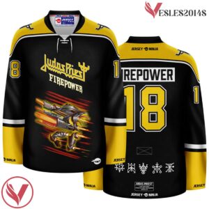 Firepower Judas Priest Hockey Jersey - Vesles2014S 2