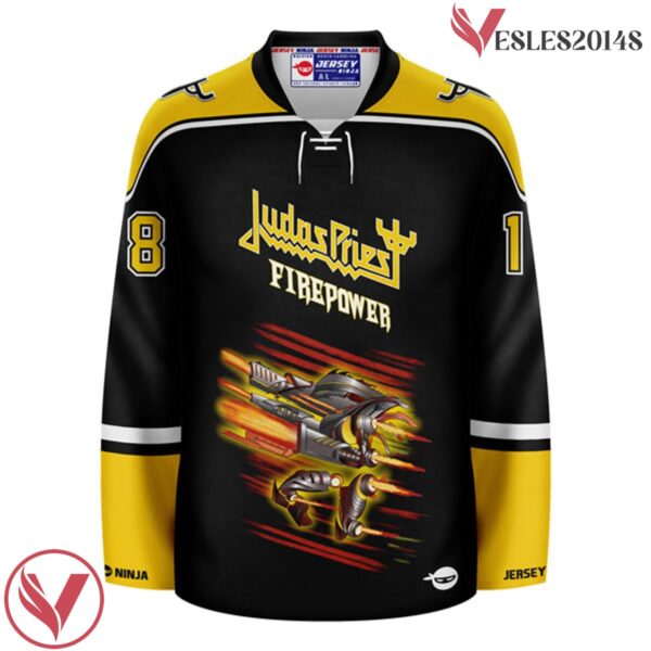 Firepower Judas Priest Hockey Jersey - Vesles2014S 3
